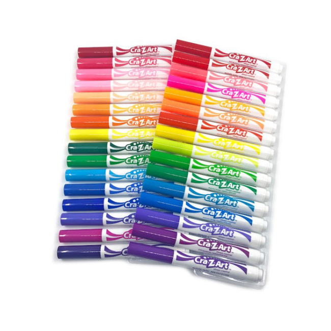 Канцтовары - Набор маркеров Cra-Z-Art Легкосмываемые 64 шт (01342CRA)#2