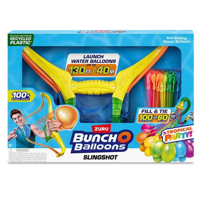 Водна зброя - Ігровий набір Bunch O Balloons Рогатка та 100 водних куль (56494)#2