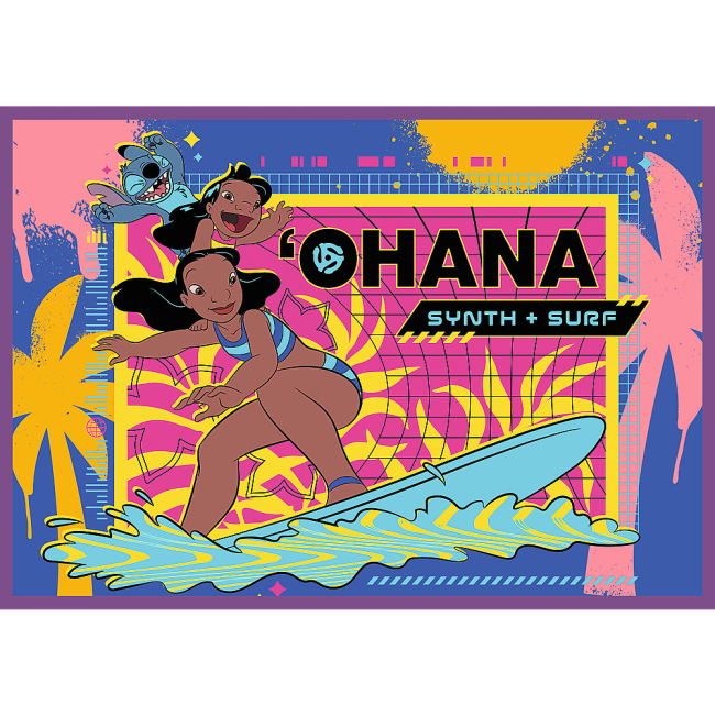 Пазли - Пазли Trefl Дивовижний Стіч 4 х 250 елементів (13311)#4