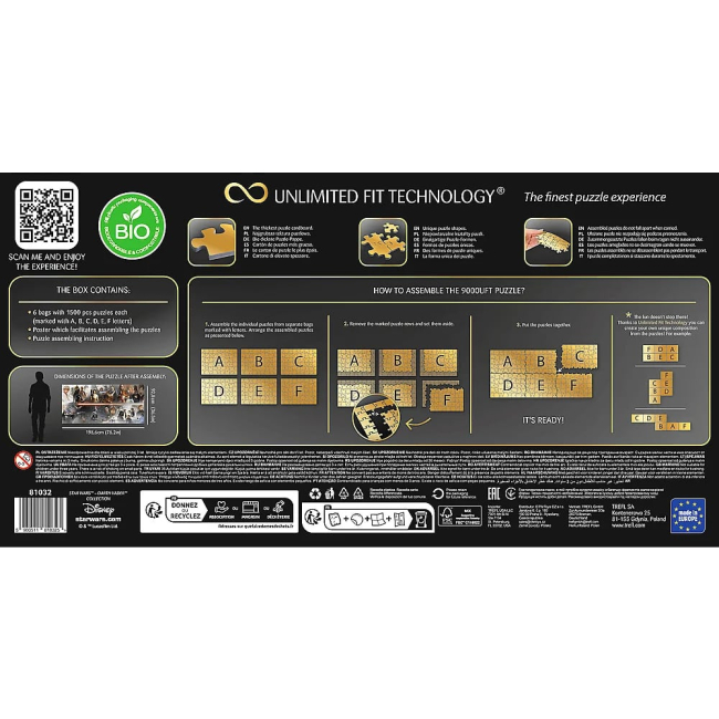 Пазлы - Пазл Trefl Звездные войны: История Дарт Вейдера 9000 элементов (81032)#4