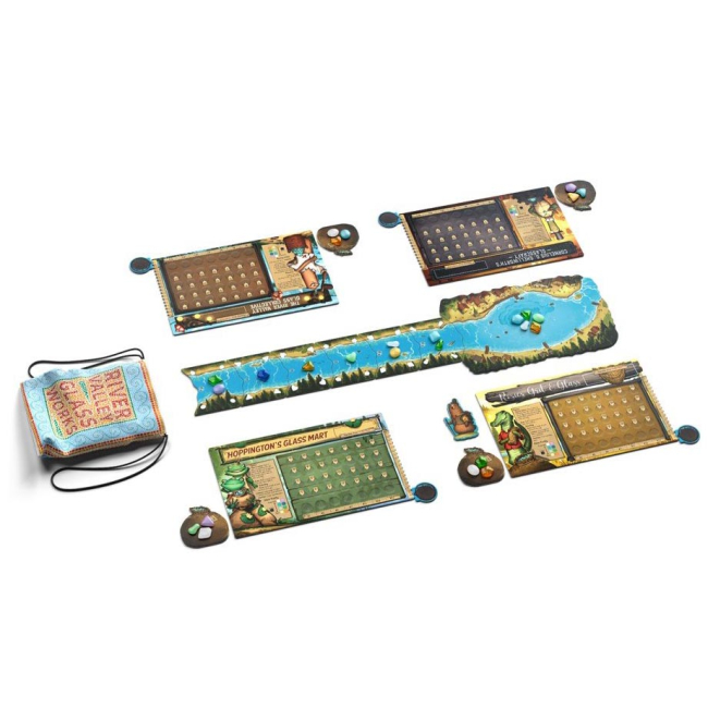 Настільні ігри - Настільна гра Asmodee Річкова долина. Фабрика мозаїки (ALLRIVV0101UA)#3