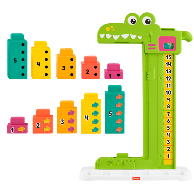 Обучающие игрушки - Обучающая игрушка Fisher-Price Учимся вместе Яркий аллигатор (JCT13)#2