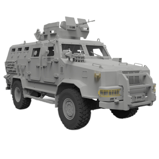 Конструктори з унікальними деталями - Конструктор ICM Український бронеавтомобіль Козак-2 (35014)#4