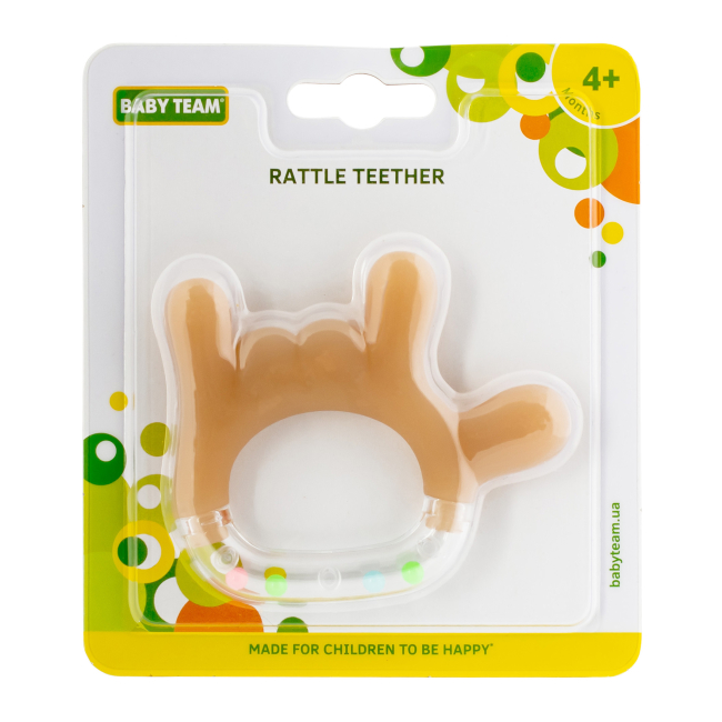 Брязкальця, прорізувачі - Прорізувач-брязкальце Baby Team (4038)#2