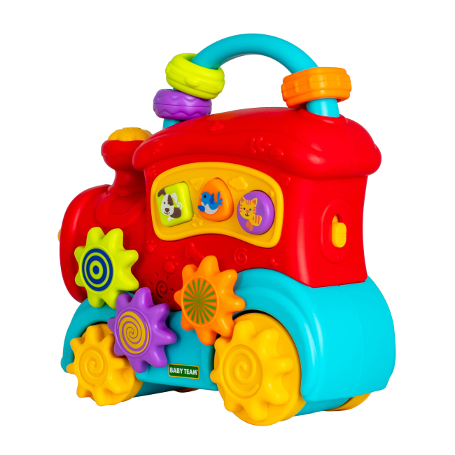 Развивающие игрушки - Музыкальная игрушка Baby Team Сказочный паровозик (8653)#3