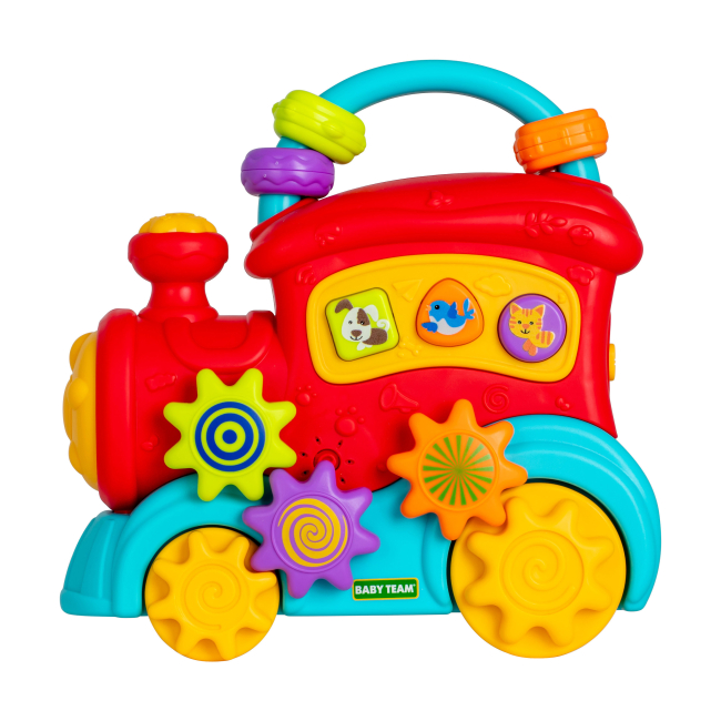 Развивающие игрушки - Музыкальная игрушка Baby Team Сказочный паровозик (8653)#4