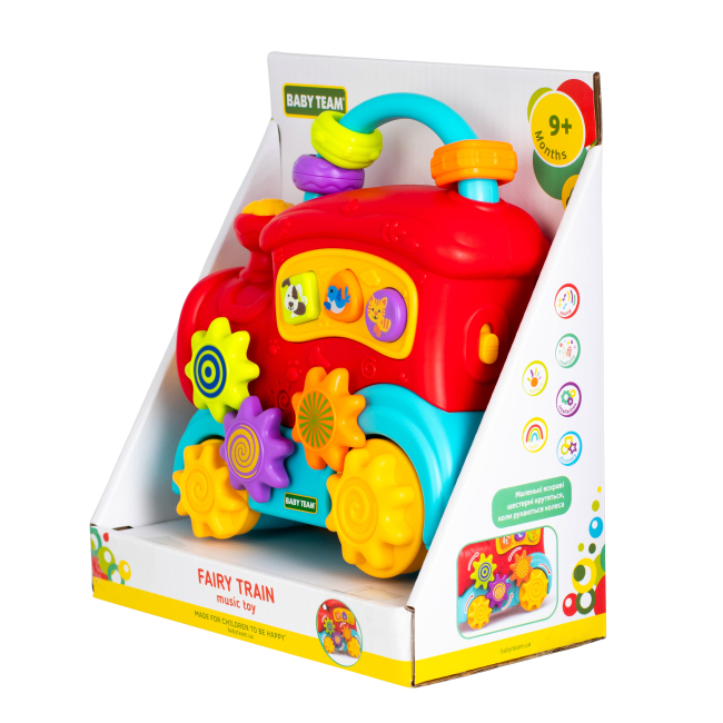 Развивающие игрушки - Музыкальная игрушка Baby Team Сказочный паровозик (8653)#6