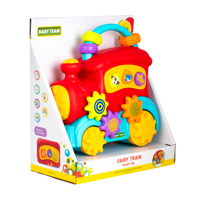 Развивающие игрушки - Музыкальная игрушка Baby Team Сказочный паровозик (8653)#7