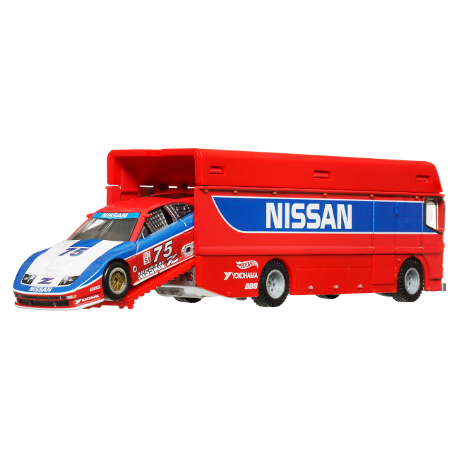 Автомоделі - Набір автомоделей Hot Wheels Car culture Team Transport Euro Hauler і '94 Nissan 300 ZX GTS (FLF56/HRV44)#4
