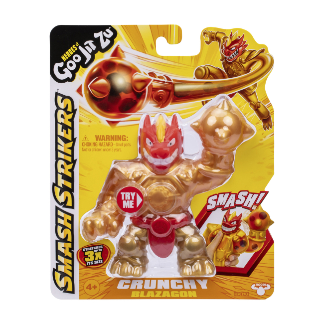 Антистрес іграшки - Стретч-антистрес Goo Jit Zu Smash strikers Блейзагон (123986)#2