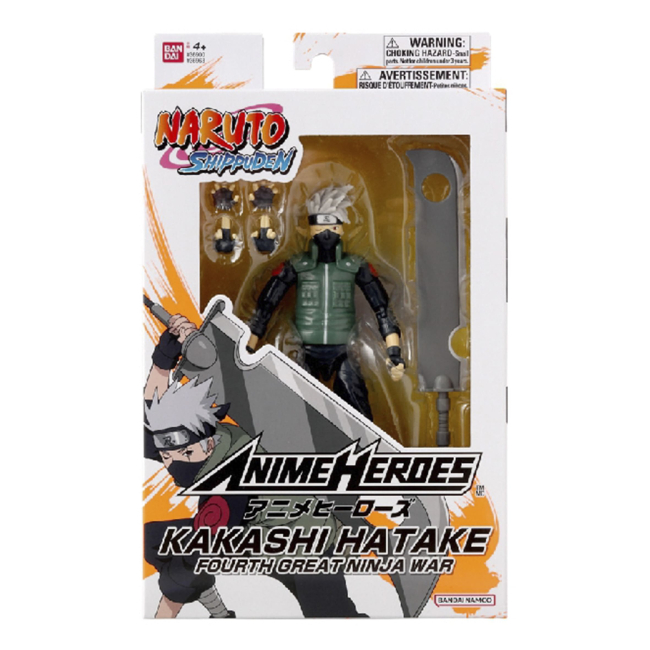 Фігурки персонажів - Ігровий набір Bandai Anime Heroes Naruto Shippuden Ninja War Хатаке Какаші (123885)#3
