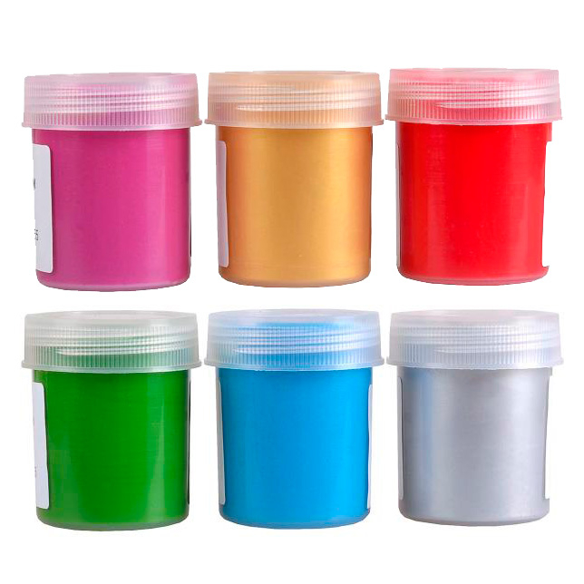 Канцтовары - Набор пальчиковых красок Гамма Craft and Joy 6 шт (322076/Cr)#2