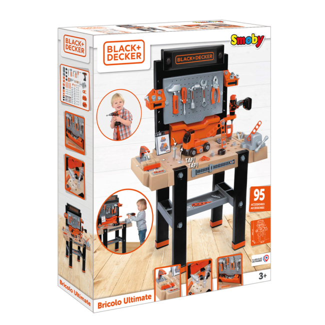 Наборы профессий - Игровой набор Smoby Black + Decker Bricolo Ultimate (360730)#3