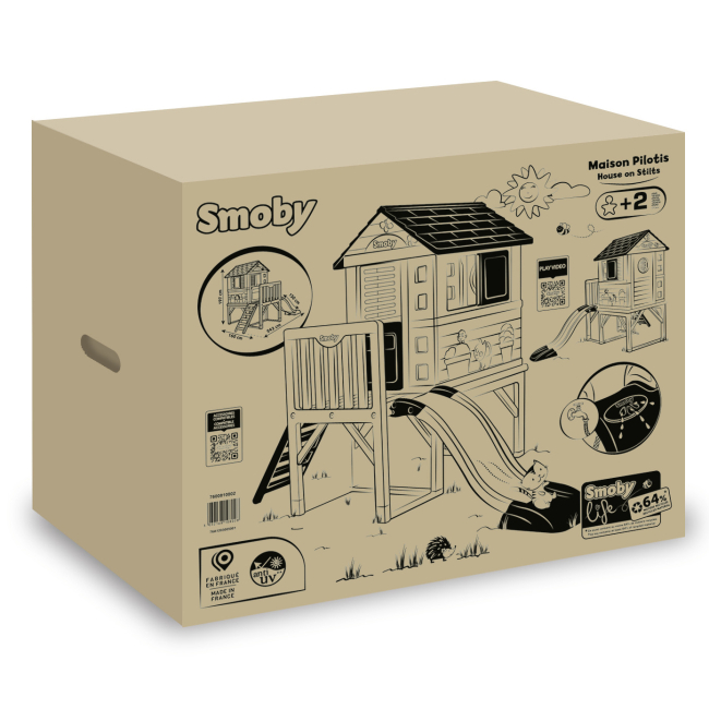 Игровые комплексы, качели, горки - Игровой домик Smoby Life Летний отдых (7600810802)#2