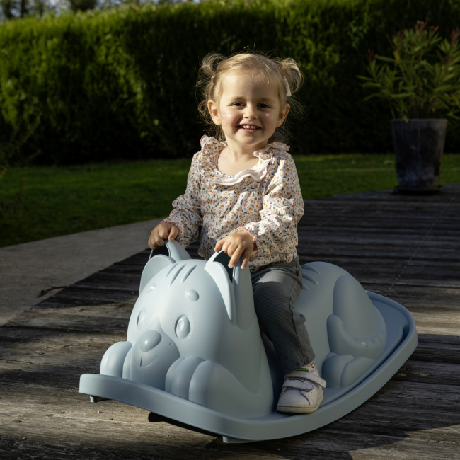 Игровые комплексы, качели, горки - Качели Smoby Life Котенок голубые (7600830109)#2