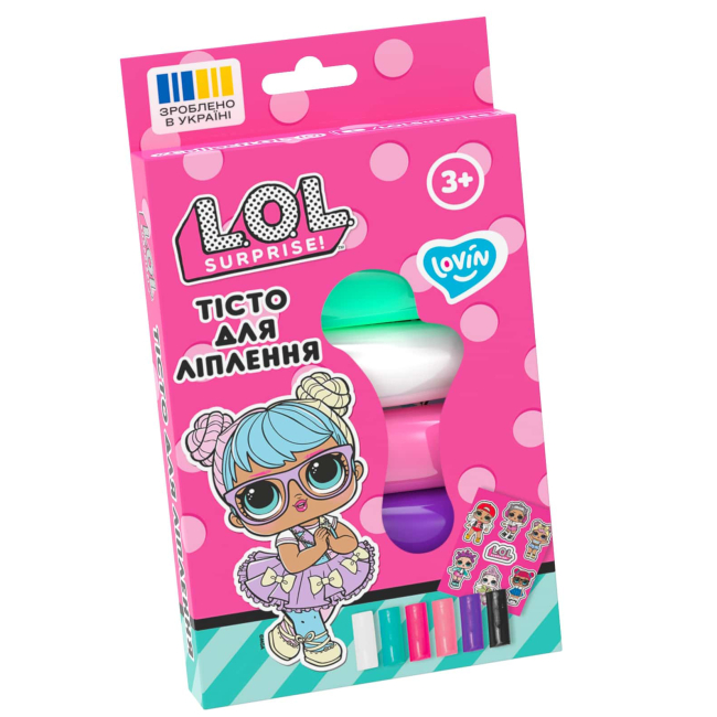 Наборы для лепки - Набор для лепки Lovin LOL Surprise 6 цветов в ассортименте (LOL41245)#2