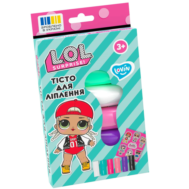 Наборы для лепки - Набор для лепки Lovin LOL Surprise 6 цветов в ассортименте (LOL41245)#3