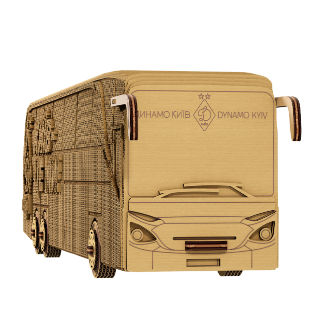 3D-пазли - 3D пазл Cartonic FC Dynamo Kyiv bus (CARTDBUS)#2