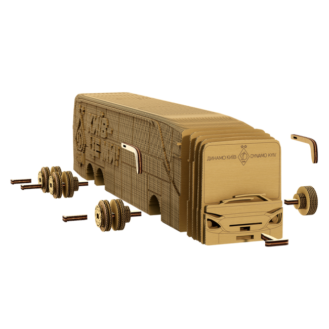 3D-пазли - 3D пазл Cartonic FC Dynamo Kyiv bus (CARTDBUS)#3