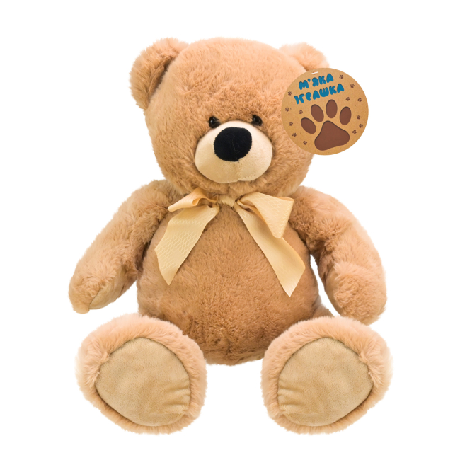 М'які тварини - М'яка іграшка Shantou Jinxing Ведмедик коричневий 49 см (MJ2410)#2