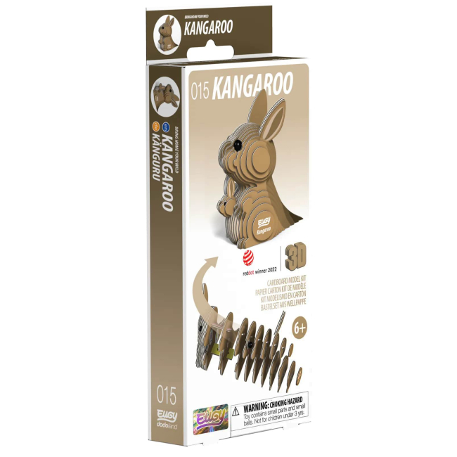 3D-пазли - 3D пазл Eugy Зоопарк Кенгуру (XEG-015)#3