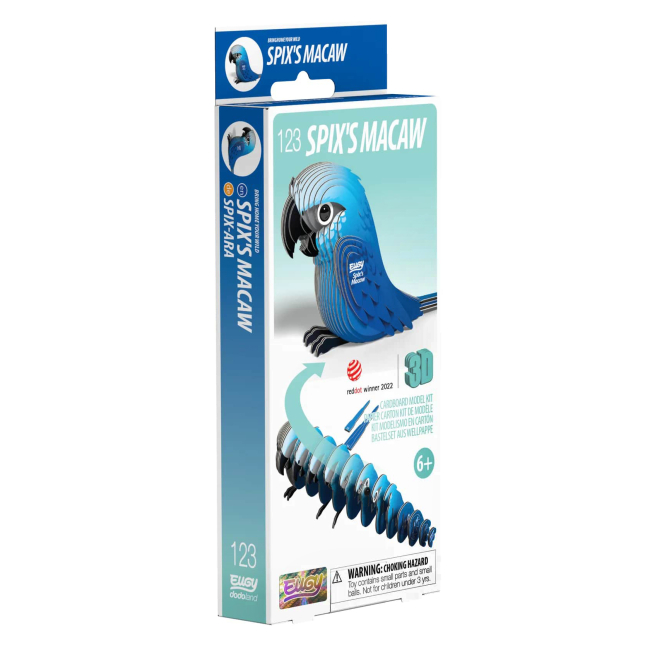 3D-пазли - 3D пазл Eugy Зоопарк Малий синій ара (XEG-123)#3