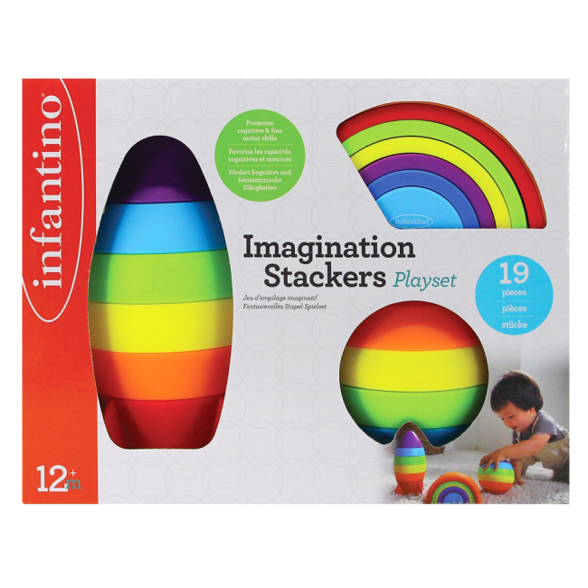 Розвивальні іграшки - Розвиваюча іграшка Infantino Дивовижні конструктори 3 в 1 (315300)#2