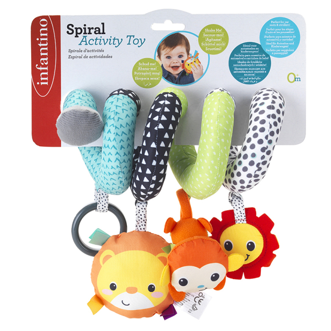 Подвески, мобили - Подвеска Infantino Спираль Сафари (005364)#2