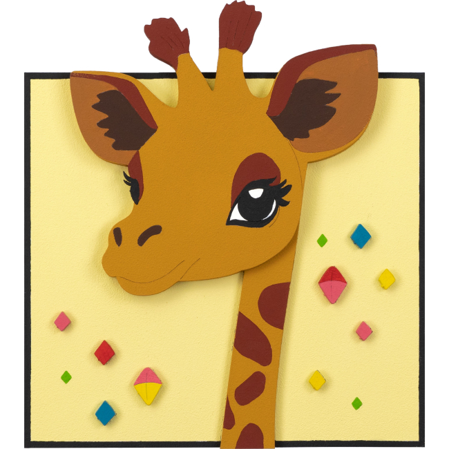 Набори для творчості - 3D картина Rosa Talent Жираф 18 х 20 см (N0003563)#2