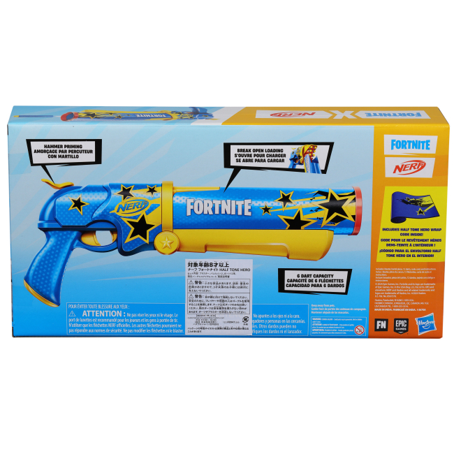 Помповое оружие - Бластер игрушечный Nerf Fortnite Half tone hero (F8947)#6
