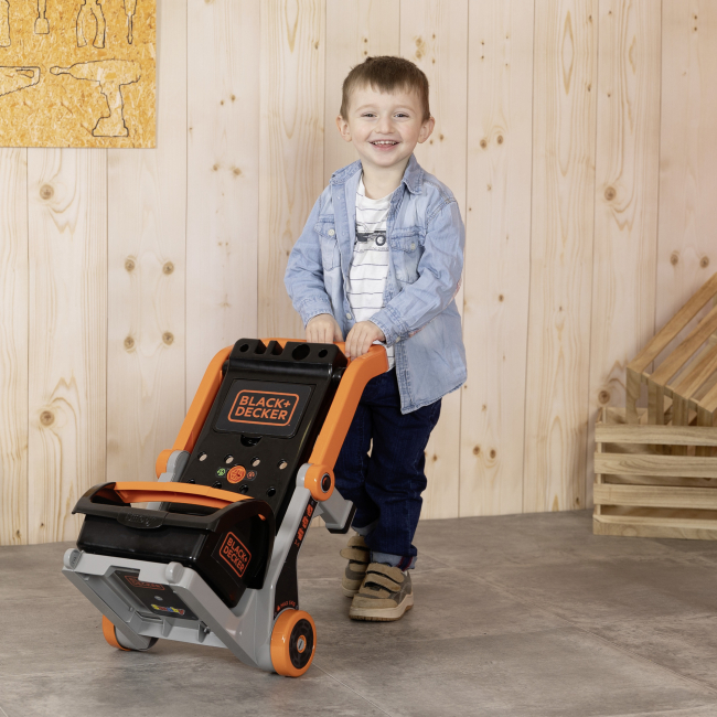 Наборы профессий - Игровой набор Smoby Блэк и Дeккep Передвижная мастерская 3 в 1 (360219)#4