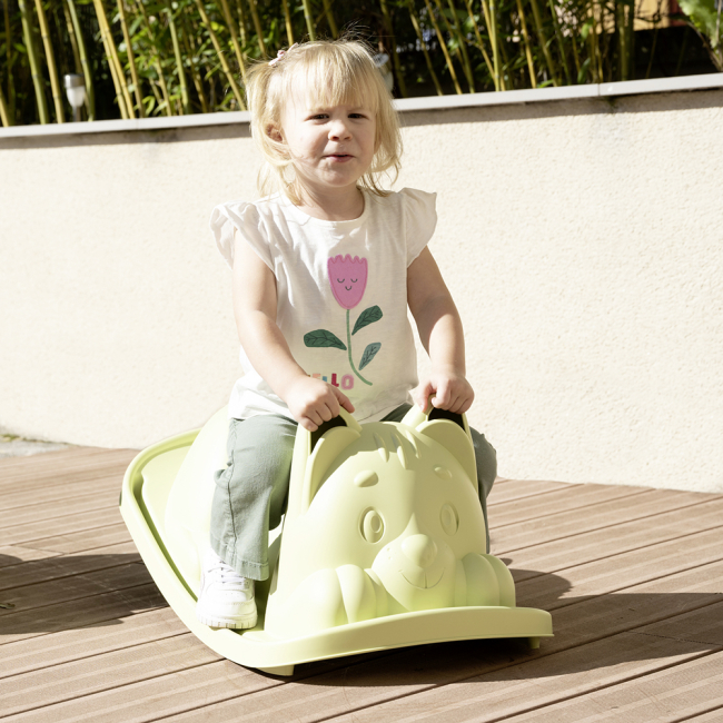 Ігрові комплекси, гойдалки, гірки - Гойдалка Smoby Life Кошеня зелена (7600830108)#2