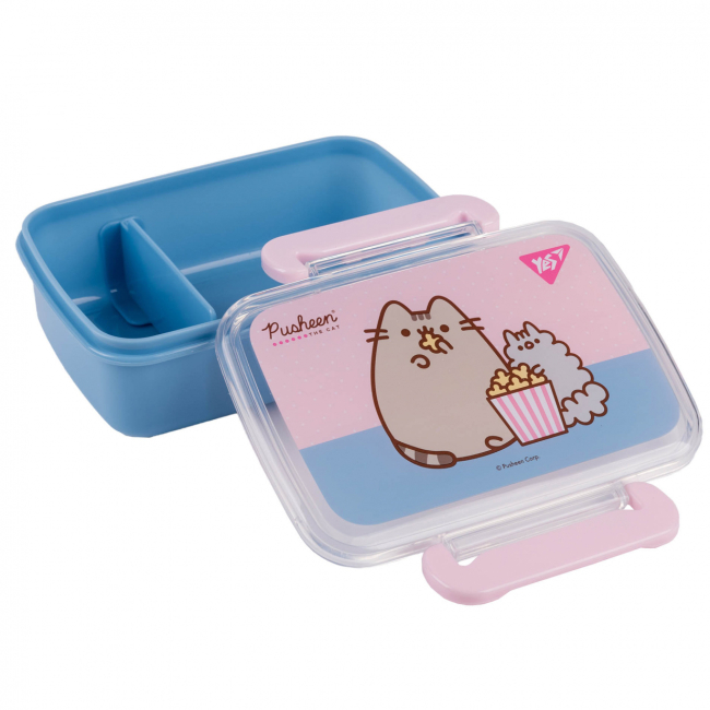 Ланч-боксы - Ланчбокс Yes Pusheen 420 мл голубо-розовый (708364)#2