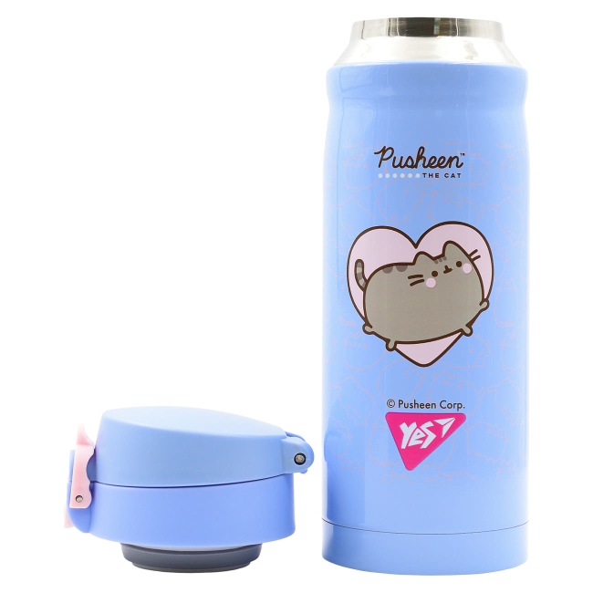 Бутылки для воды - Термоc Yes Pusheen 350 мл голубой (708331)#2