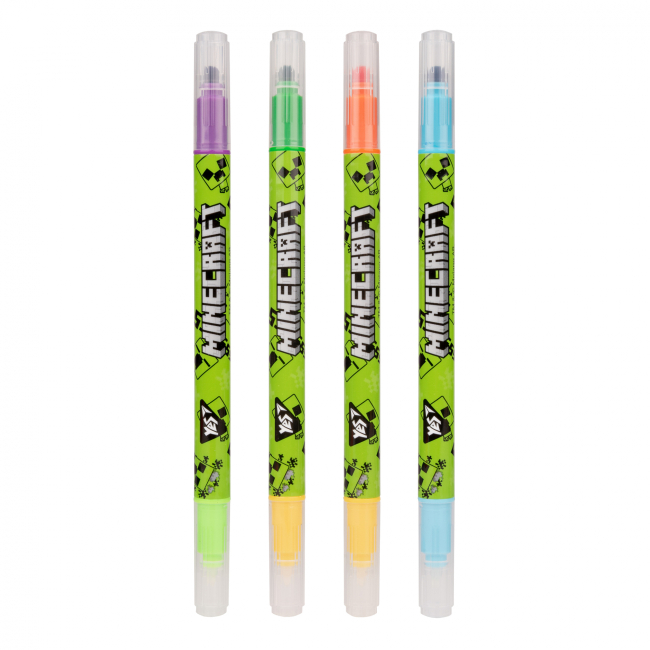 Канцтовари - Набір маркерів Yes Minecraft 4 кольори (390713)#2