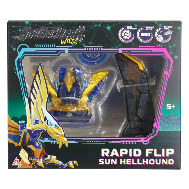 Трансформеры - Игровой набор Screechers Wild S5 L0.5 V2 Сан Хеллхаунд (KS686104B)#7