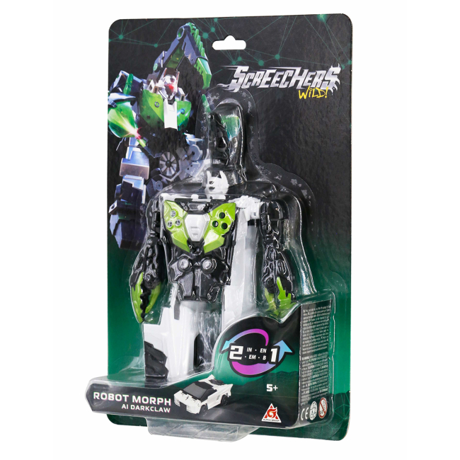 Трансформеры - Робот-трансформер Screechers Wild S5 Дарккло (KS686154)#6
