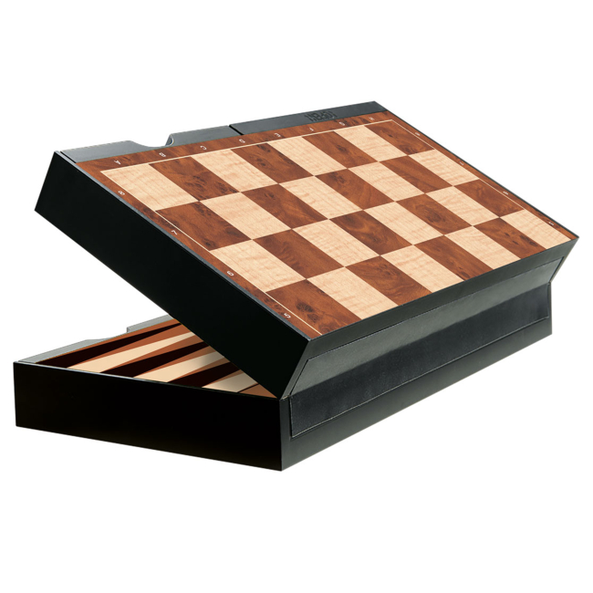 Настільні ігри - Магнітні шахи-шашки-нарди Cayro з відсіками для зберігання фігур (446)#4