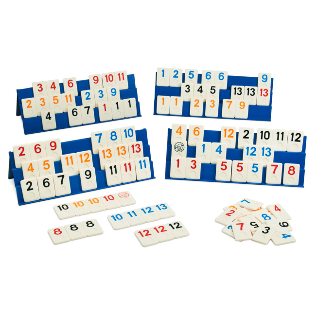 Настільні ігри - Настільна гра Cayro Руммі класік Великі фішки в сумочці (708)#2