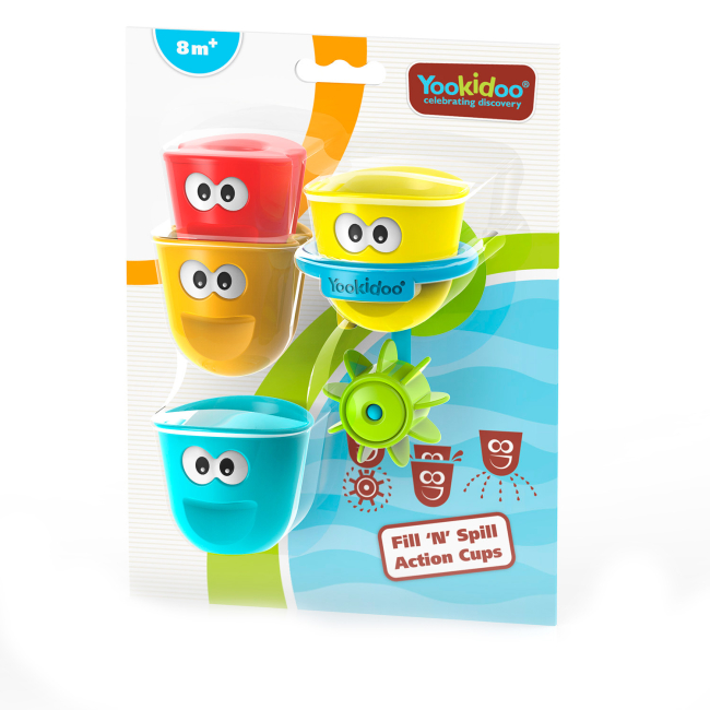 Іграшки для ванни - Іграшка для ванни Yookidoo Розливні стаканчики (40261)#3