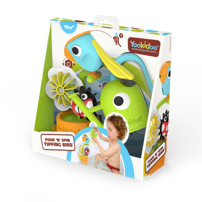 Іграшки для ванни - Іграшка для ванни Yookidoo Птах-наливайка (40222)#3