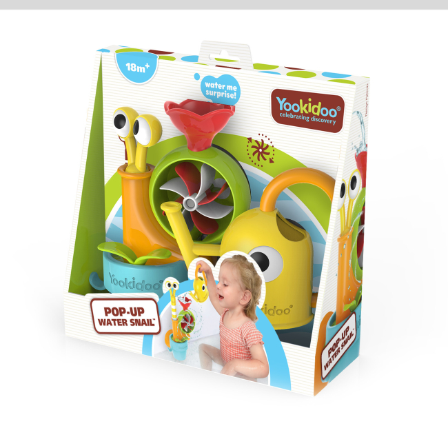 Іграшки для ванни - Іграшка для ванни Yookidoo Спливаючий равлик (40219)#4