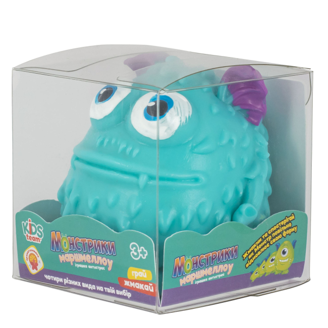 Антистрес іграшки - Іграшка антистрес Kids Team Монстрики Маршмелоу блакитний (CKS-10775/3)#2