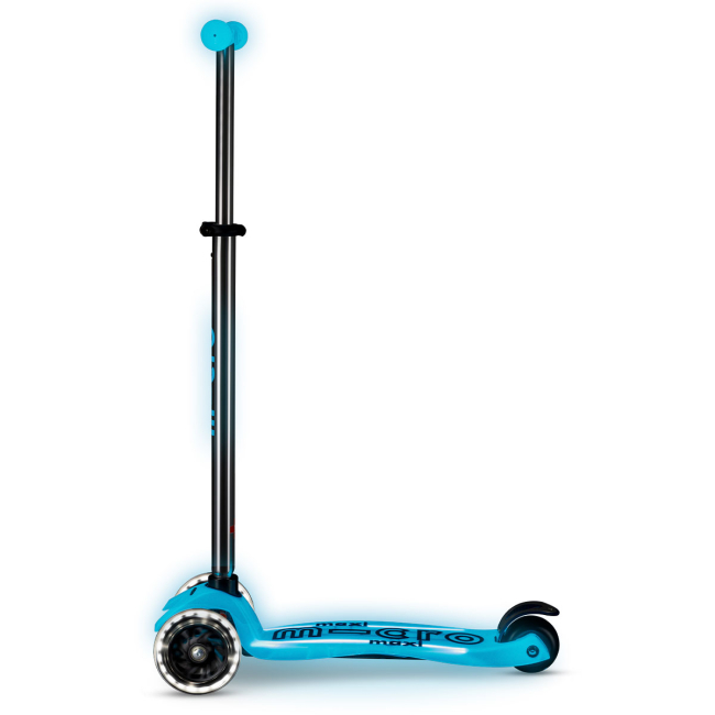 Самокаты - Самокат Micro Maxi Deluxe Glow LED Plus Синий хрусталь (MMD377)#2