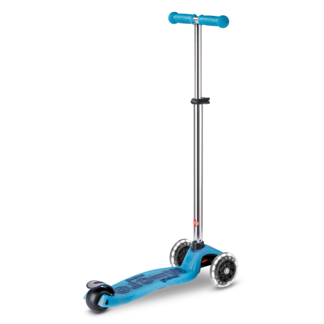 Самокаты - Самокат Micro Maxi Deluxe Glow LED Plus Синий хрусталь (MMD377)#3