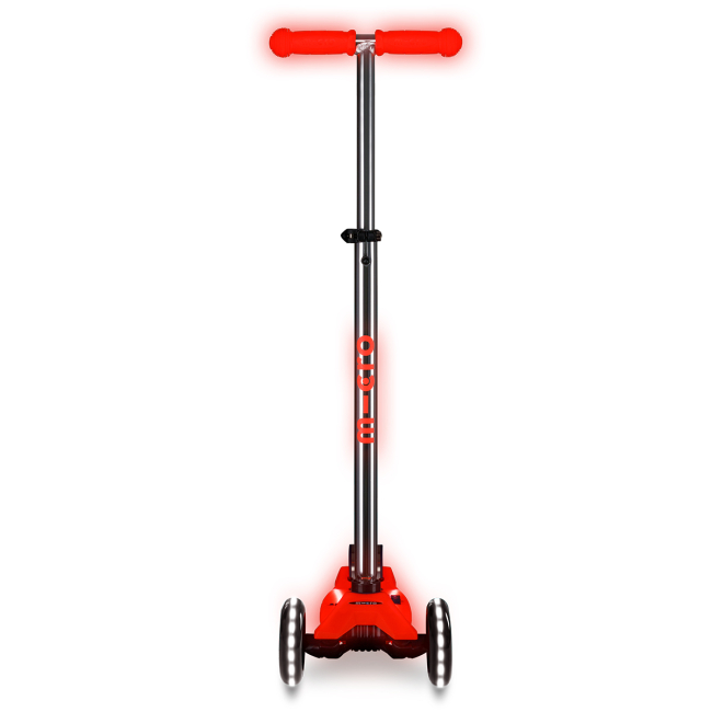 Самокаты - Самокат Micro Maxi Deluxe Glow LED Plus Красная аура (MMD379)#4