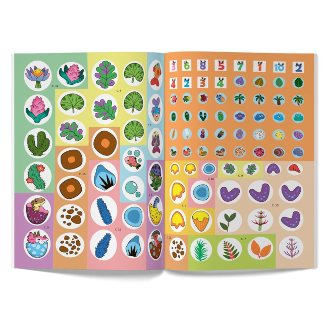 Розмальовки та актівітібуки (2-6 років) - Книжка «Інтерактивний віммельбух. Динозаври» (9786175474679)#5