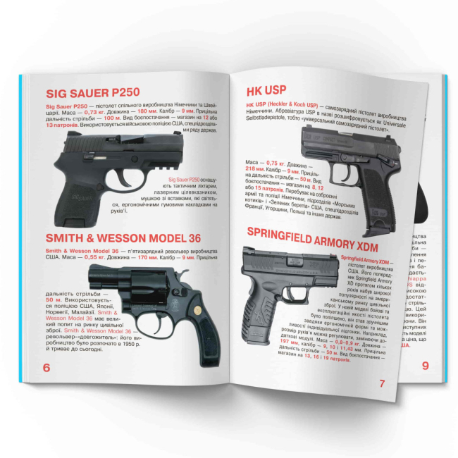 Пізнавальні книги (4-10 років) - Книжка «Велика книжка. Пістолети і револьвери» (9786177277995)#3