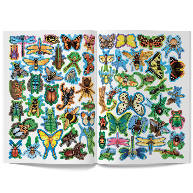 Раскраски и активитибуки (2-6 лет) - Книжка «Велика книжка. Розвивальні наліпки. Розумнi завдання. Комахи та павукоподібні» (9789669870551)#5