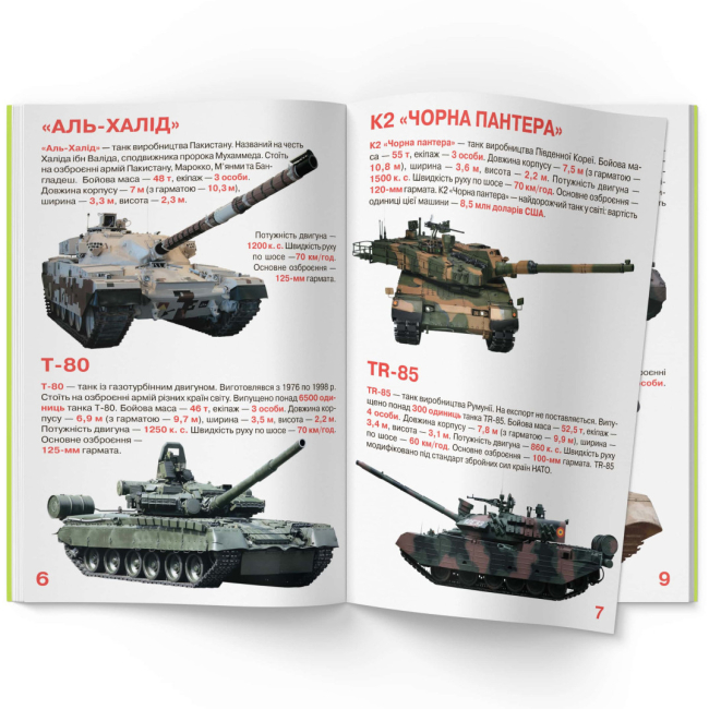 Пізнавальні книги (4-10 років) - Книжка «Велика книжка. Танки» (9789669366771)#2